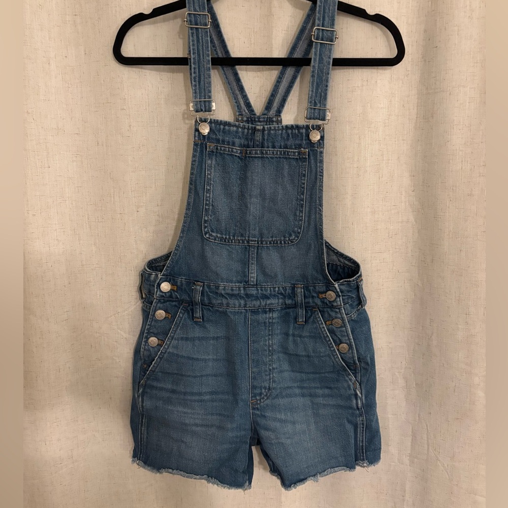 Madewell overall shorts